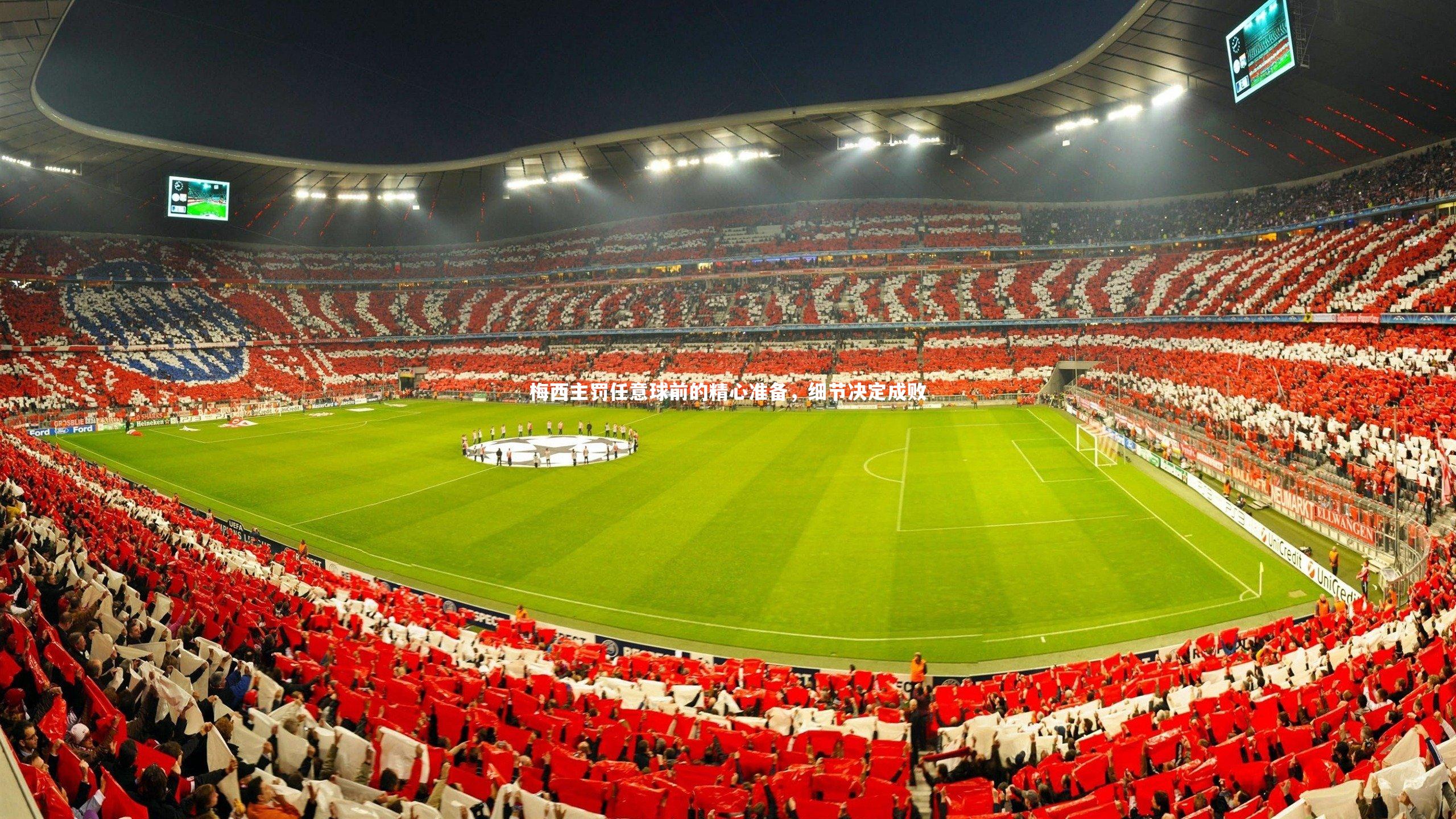 梅西主罚任意球前的精心准备，细节决定成败